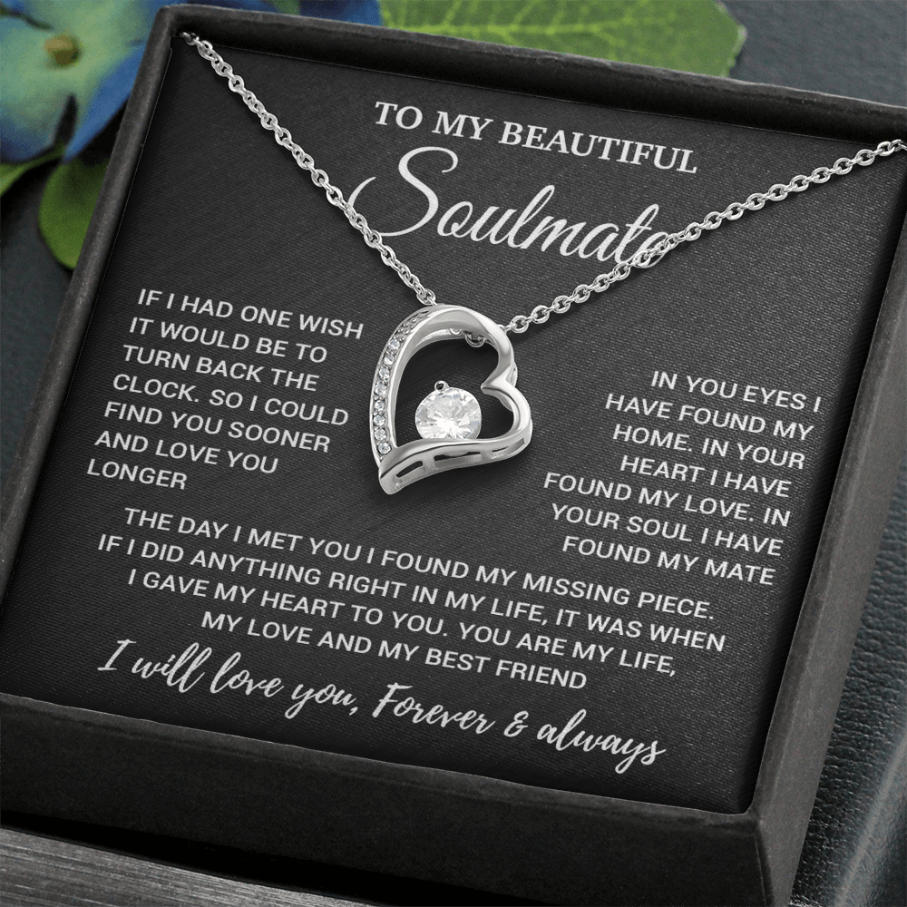 To My Soulmate Necklace, Valentines Day Gift, Gift For Wife, Anniversary Gift 24_2