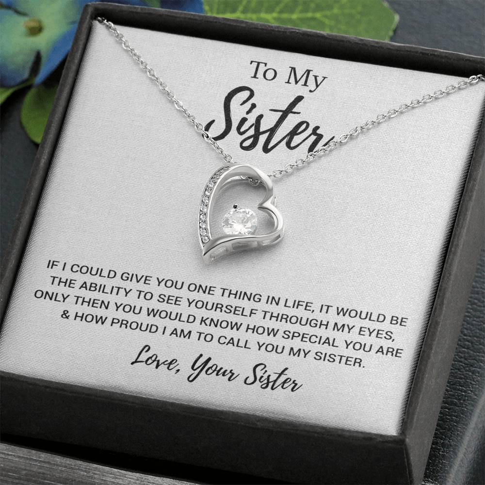 To My Sister Necklace, Brother to Sister, Birthday gift For Sister from Brother 11_3