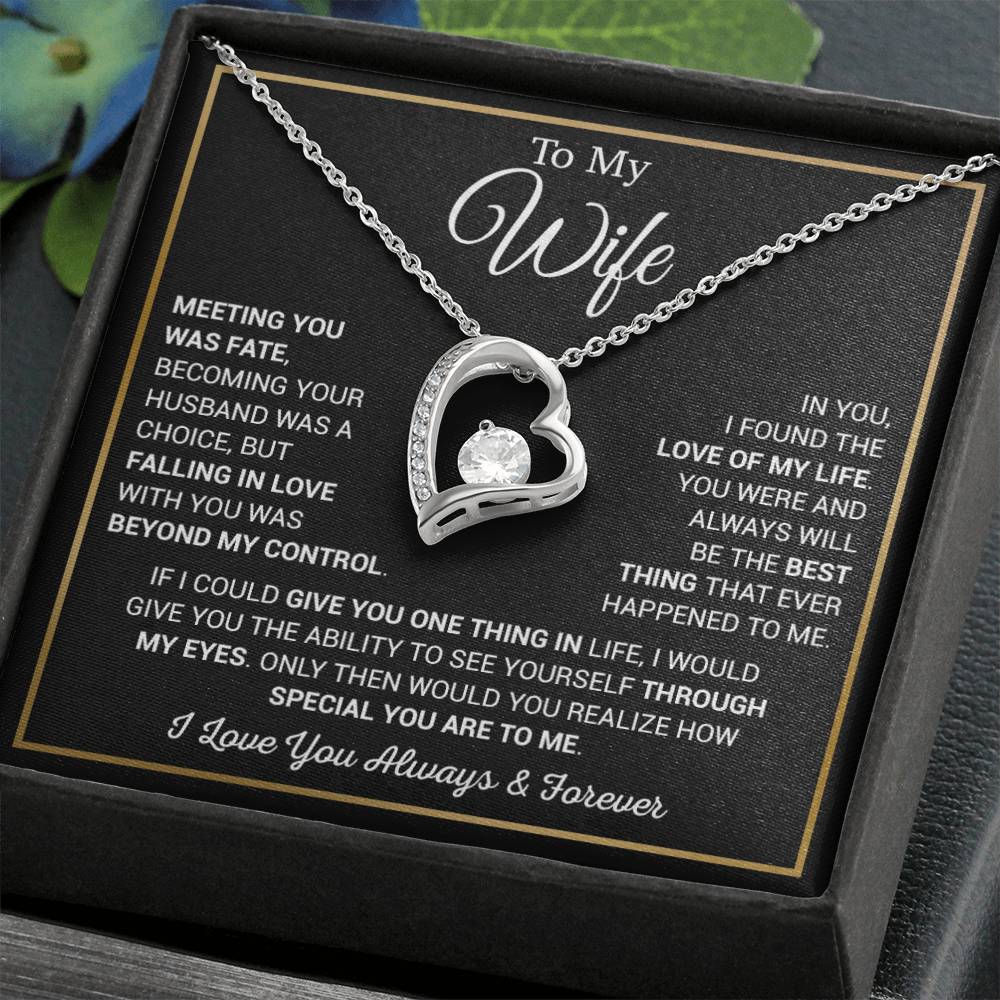 To My Wife Necklace, Valentines Day Gift For Wife, Gifts For Wife From Husband