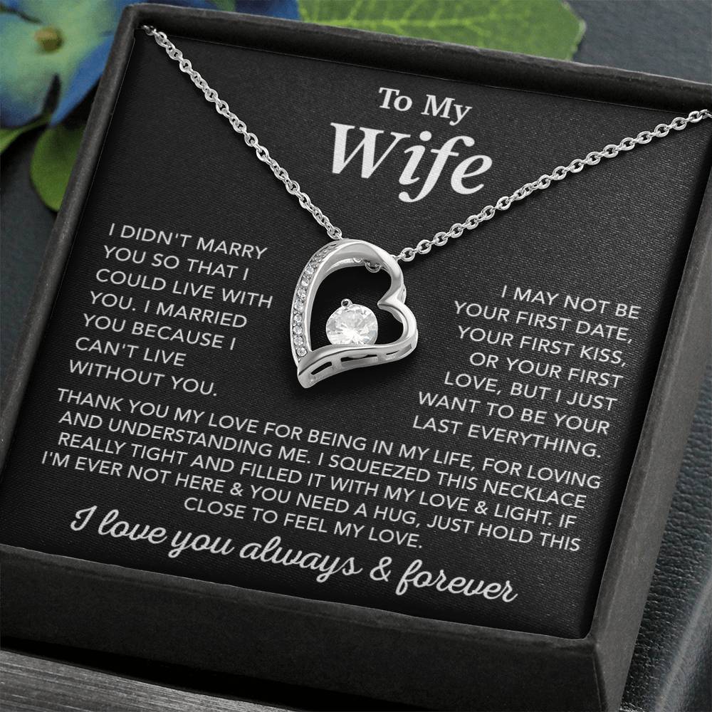 To My Wife Necklace, Gift For Wife, Anniversary Gift, Wife Birthday Gift For Her 2_1