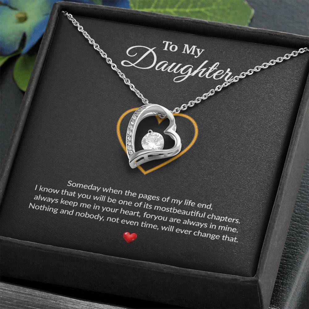 To My Daughter Necklace, Gift for Daughter from Dad, Father Daughter Necklace