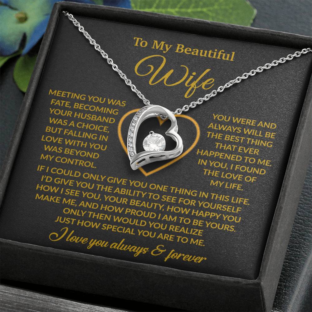 To My Wife Necklace, Wife Gift from Husband, Christmas Gift 27_11
