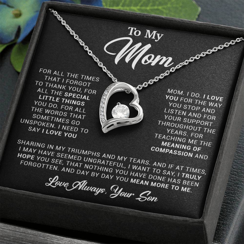 To My Mom Gift for Mother from Son From Daughter Mom Birthday Gift, Mothers Day_ 3_4_Black