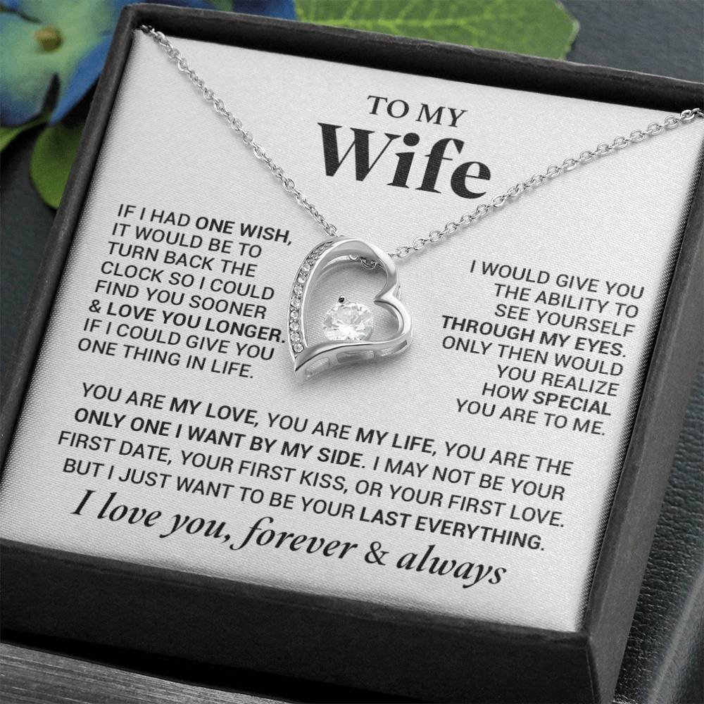 To My Wife Necklace, Anniversary Gift For Wife, Wife Birthday, Gift For Wife 23_7