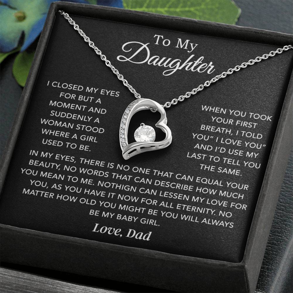 To My Daughter Necklace, Daughter Father Necklace, Daughter Gift From Dad 24_1
