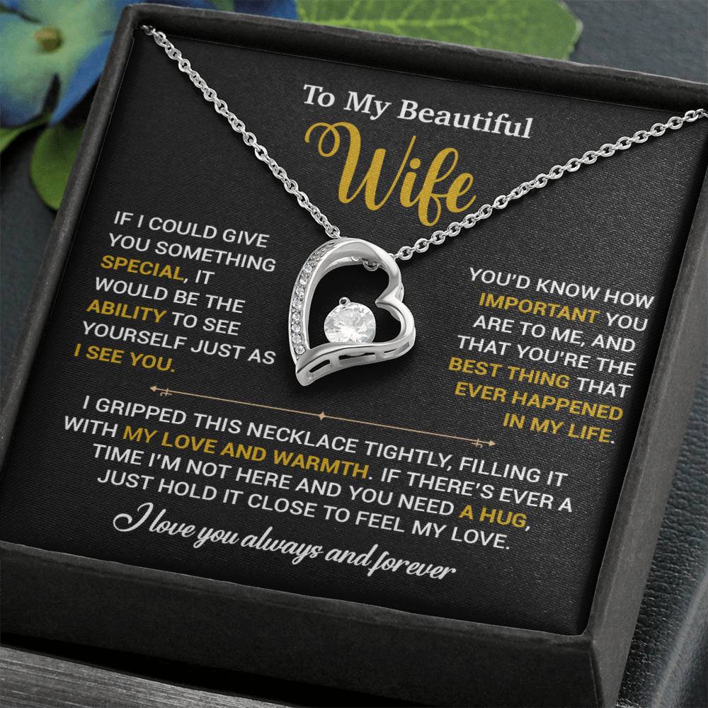 To My Wife Necklace, Christmas Gifts For Women, Anniversary Gift For Wife 25_11