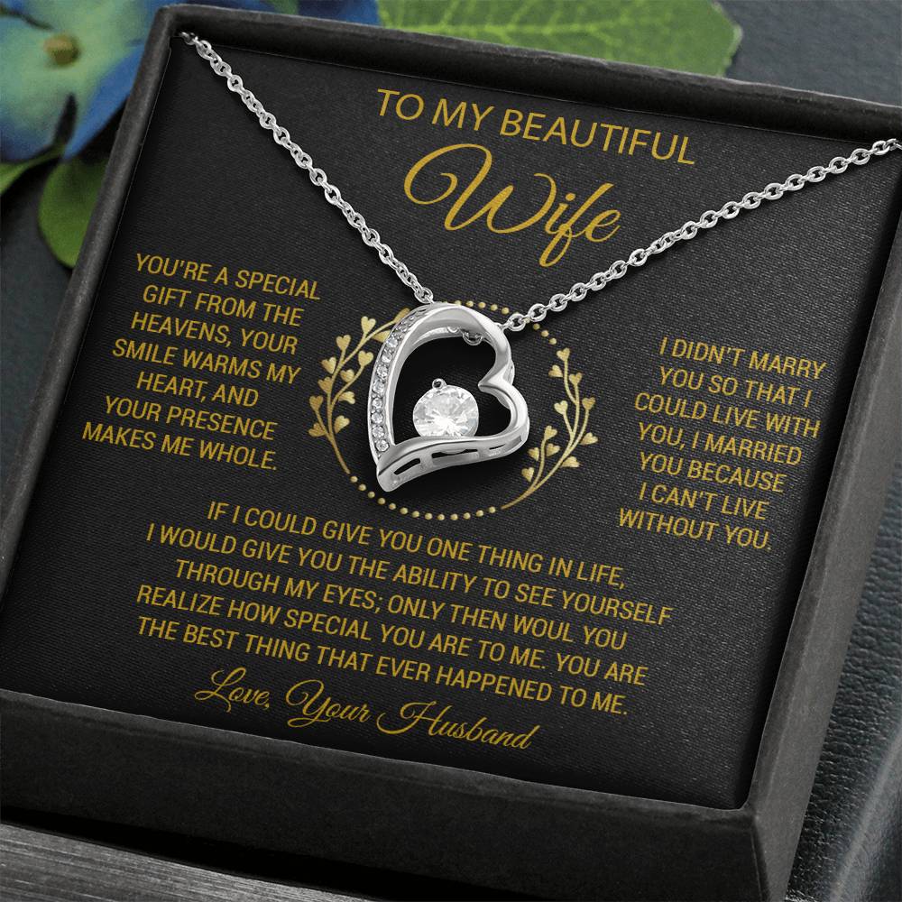 To My Wife Necklace, Anniversary Gift For Wife, Wife Birthday Gift, Gift For Wife 3_6