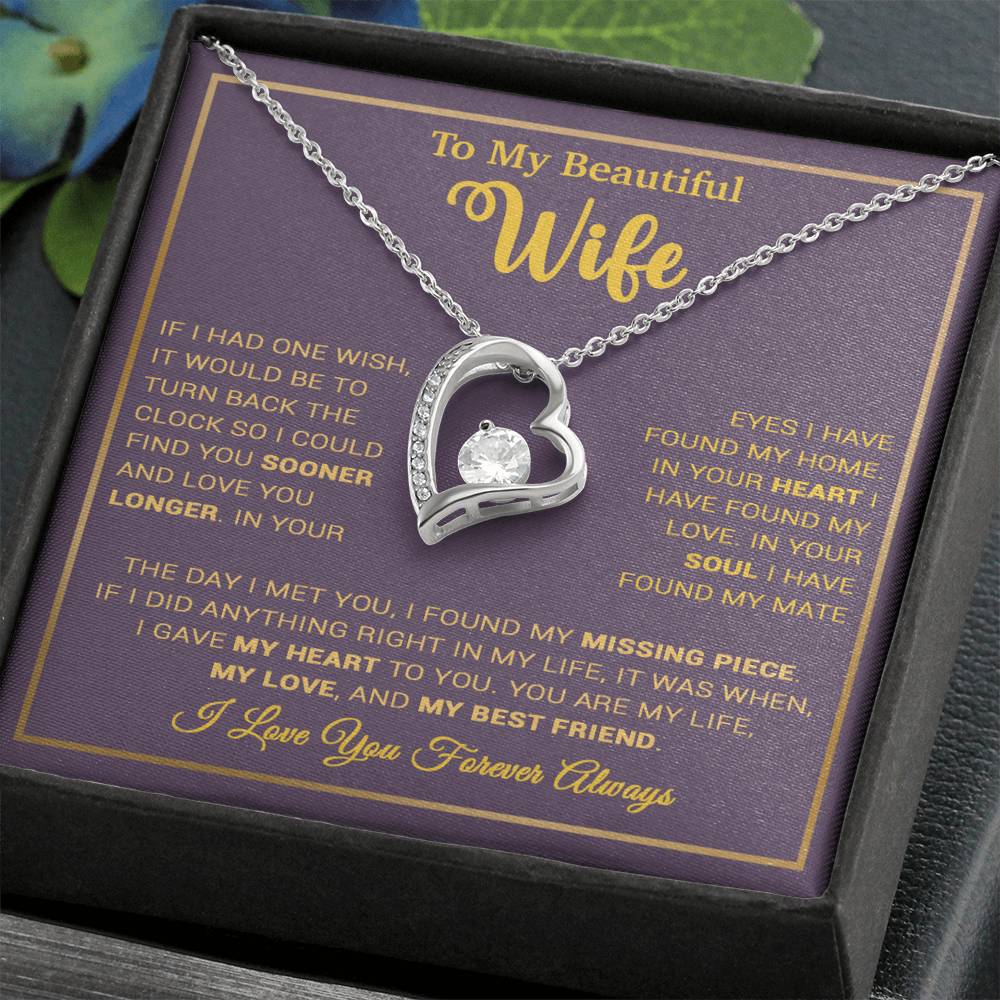 To My Wife Necklace, Gift For Wife, Anniversary Gift For Wife, Christmas Gift 27_9_Tim