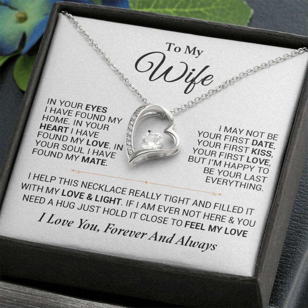 To My Wife Necklace, Anniversary Gift For Wife, Wife Birthday, Gift For Wife 24_7