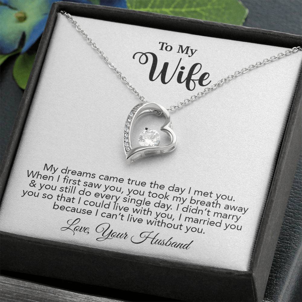 To My Wife Necklace, Wife Gift From Husband, Wife Husband Necklace, Christmas Gift 16_10