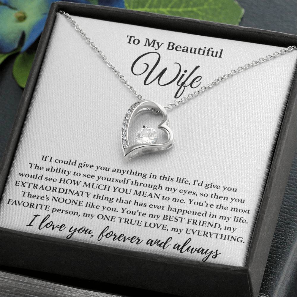 To My Wife Necklace, Gift From Husband, Anniversary Jewelry Gifts Wife 1_4