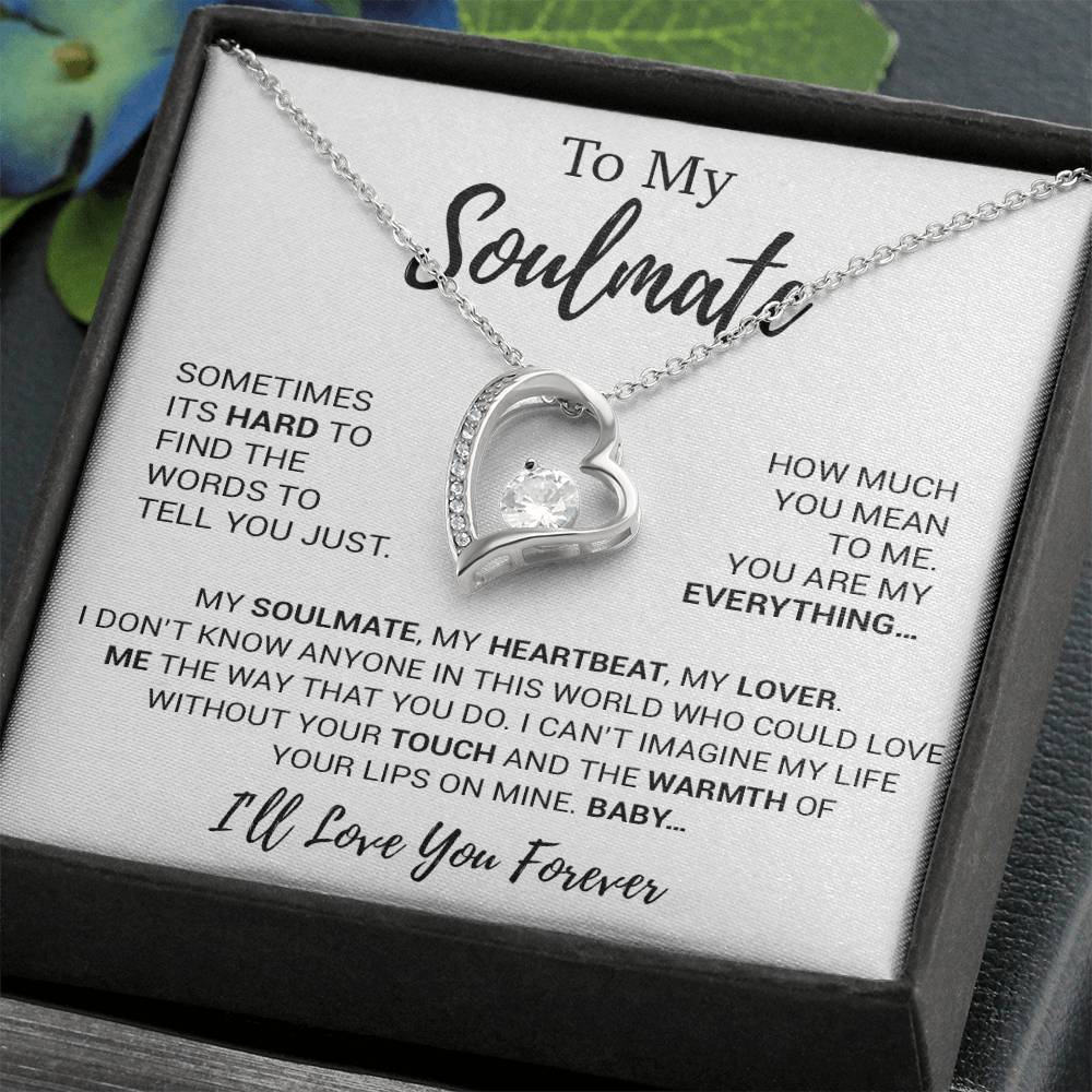 To My Soulmate Necklace, Soulmate Gift, Soulmate Jewelry Anniversary 16_8