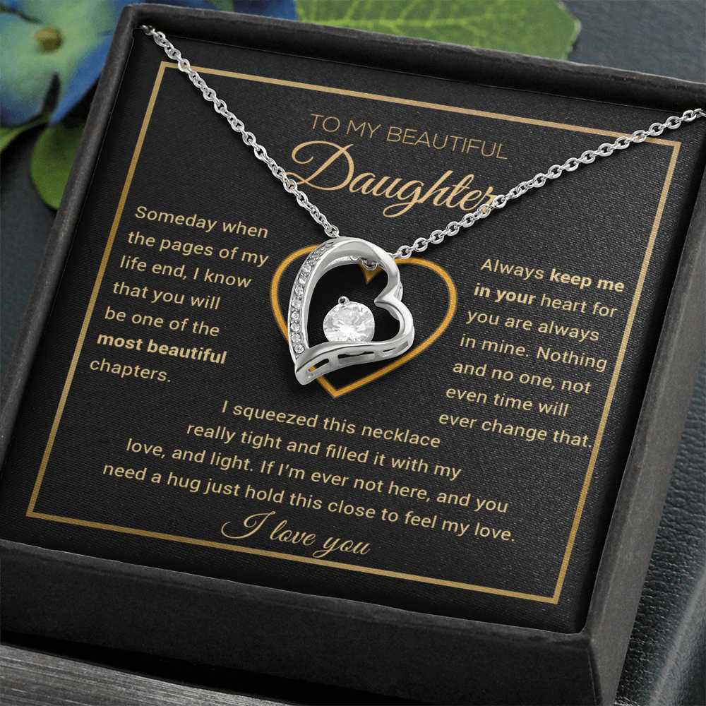 To My Daughter Necklace, Daughter Gift from Dad, Mom, Daughter Birthday Gift, Christmas Gift 13_11