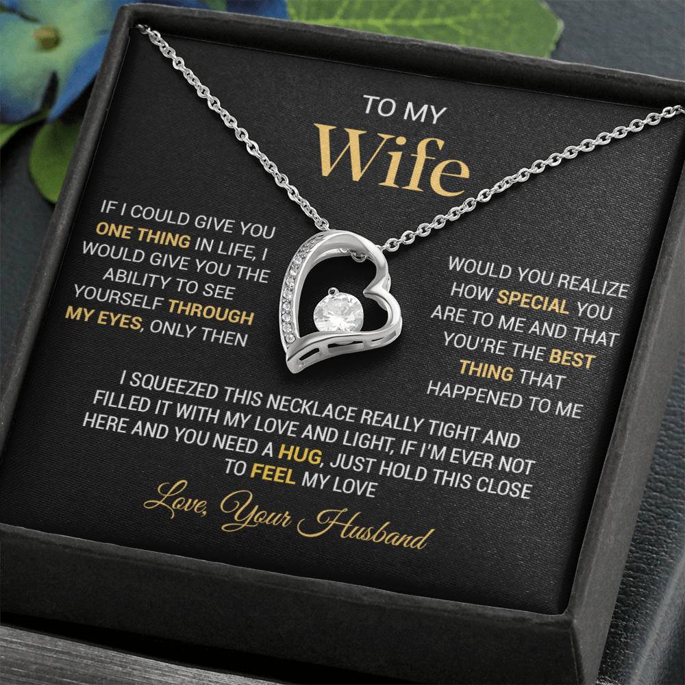 To My Wife Necklace, Gift For Wife, Anniversary Gift For Wife, Christmas Gift 20_11