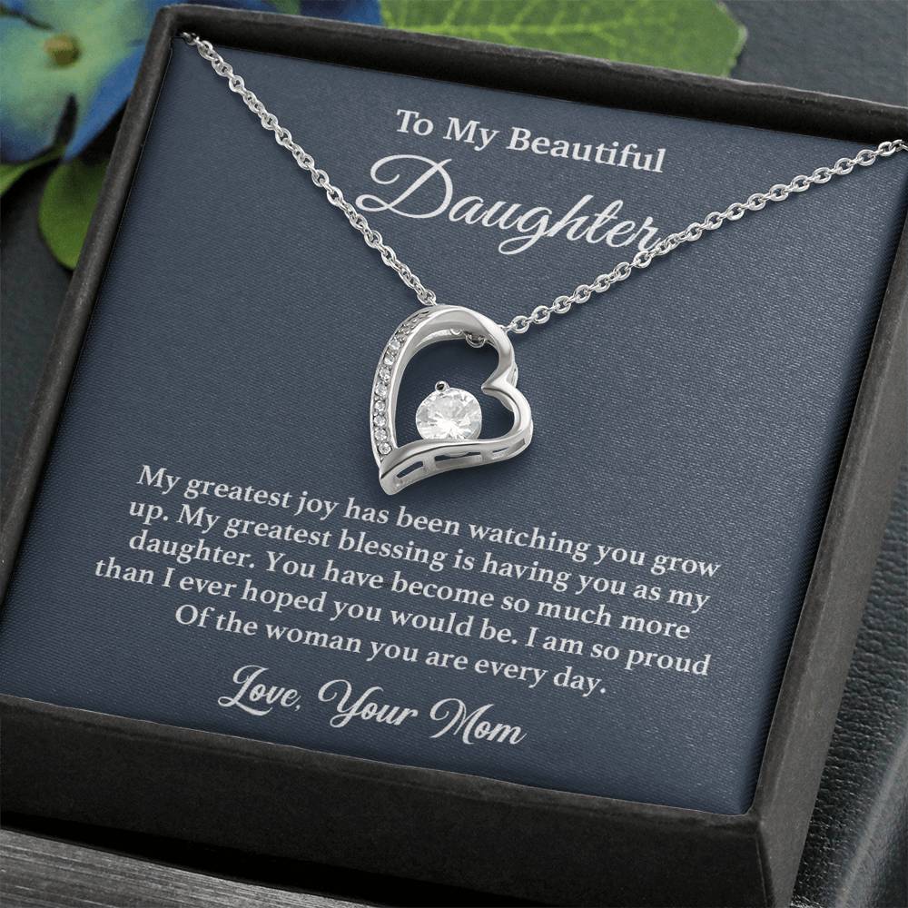 To My Daughter Necklace, Daughter Mother Necklace, Daughter Gift From Mom 24_4