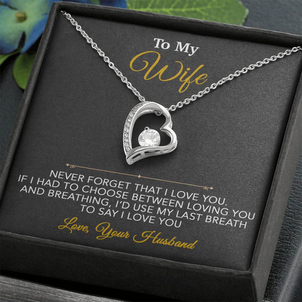 To My Wife Necklace, Wife Gift from Husband, Wife Birthday Gift, Christmas Gift 7_1