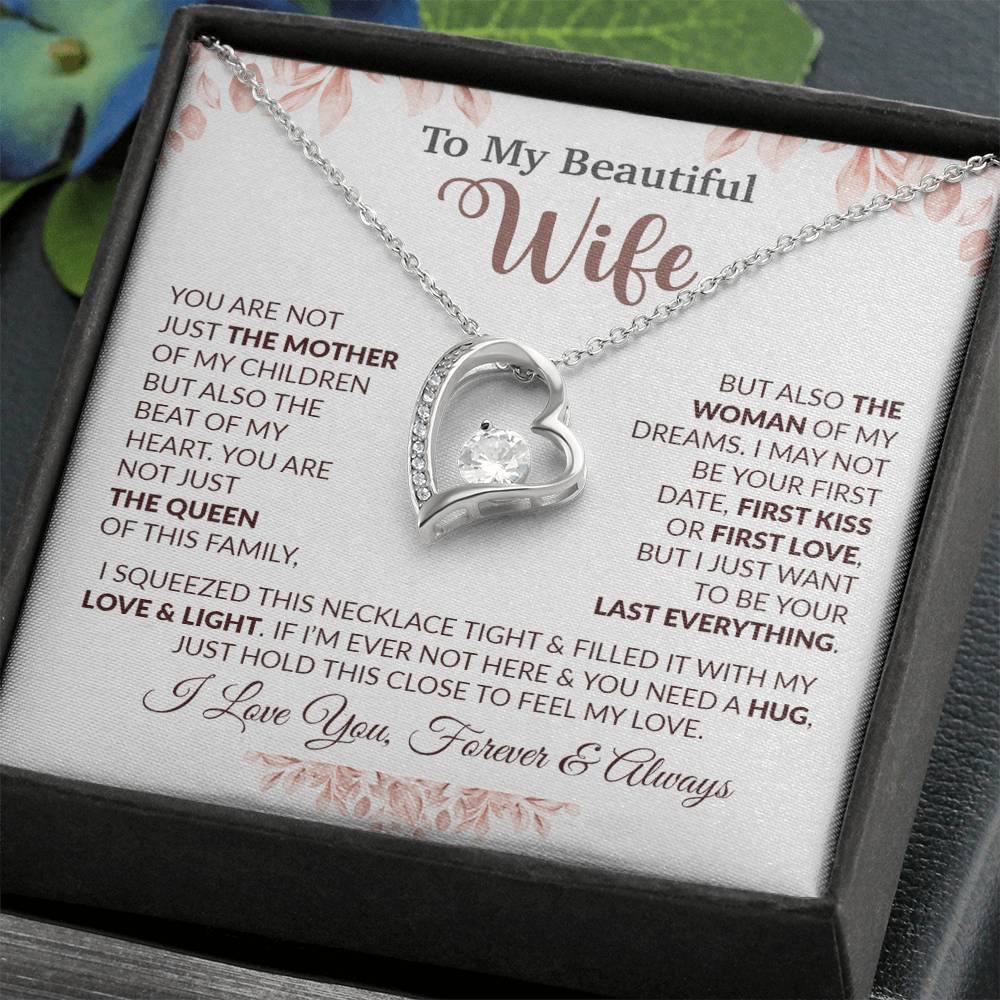 To My Wife Necklace, Wife Gift From Husband, Wife Husband Necklace, Christmas Gift 14_9