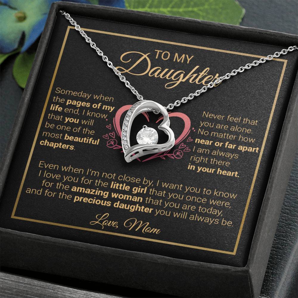 To My Daughter Necklace, Gift for Daughter from Dad And Mom Daughter 13_12