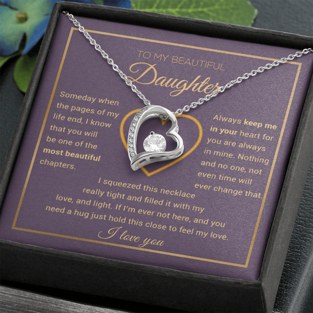 To My Daughter Necklace, Gift For Daughter From Dad, Daughter Father Necklace 30_11_Tim