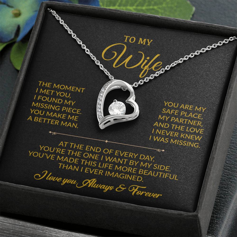 To My Wife Necklace, Gift For Wife, Anniversary Gift For Wife, Necklace For Wife