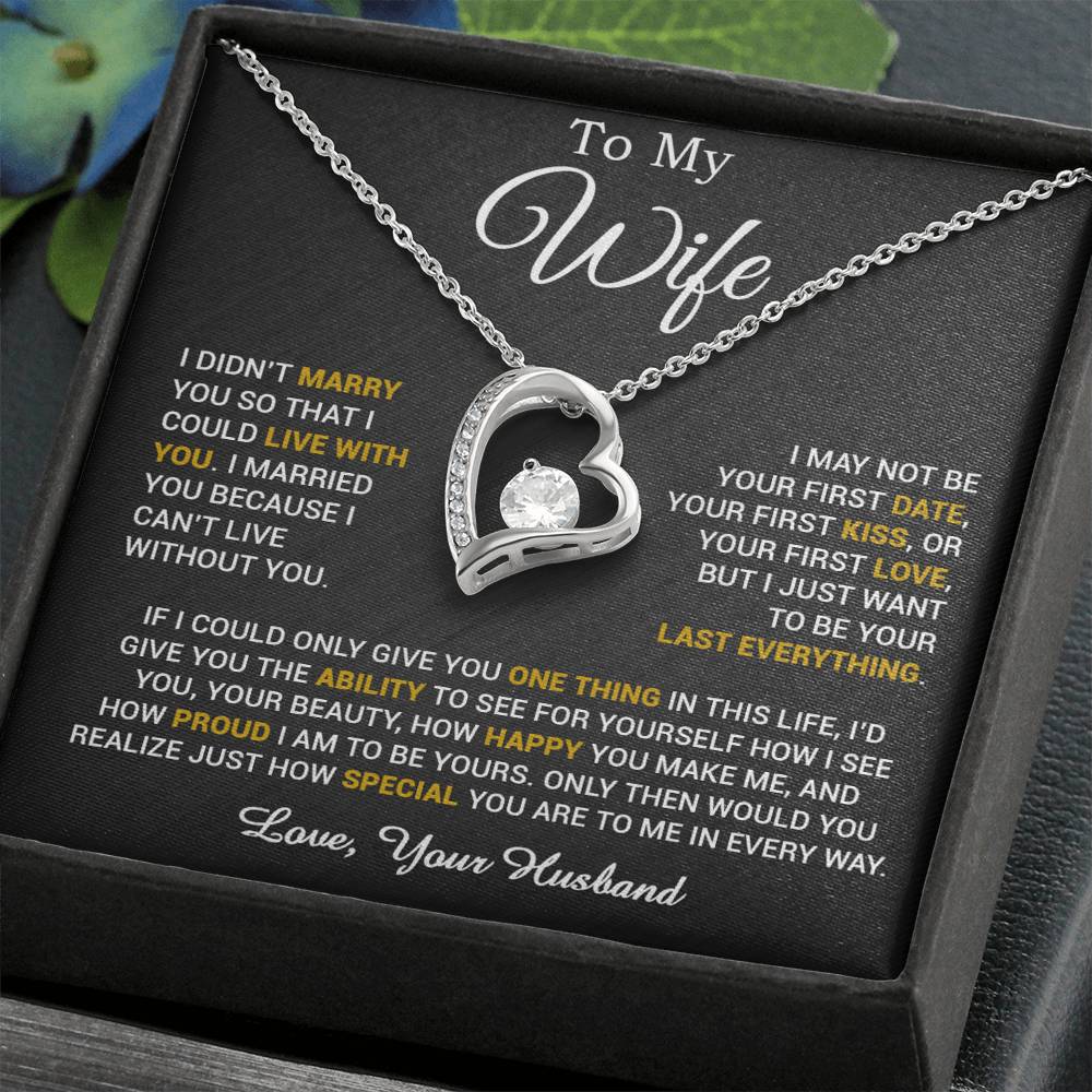 To My Wife Necklace, Gift For Wife, Anniversary Gift For Wife, Necklace For Wife 2_6