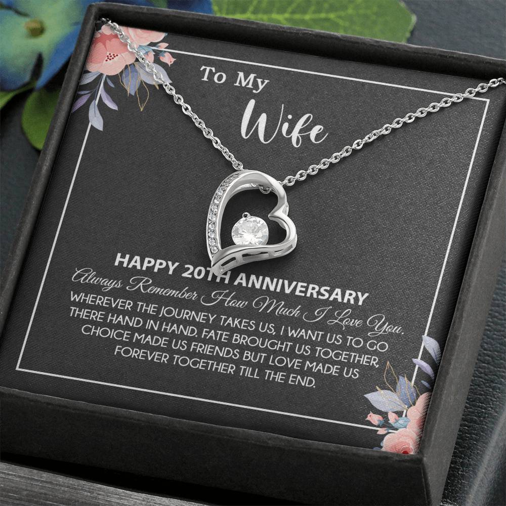 20th Anniversary Gift For Wife Necklace, 20 Year Anniversary, 20th Wedding Gift _28_8