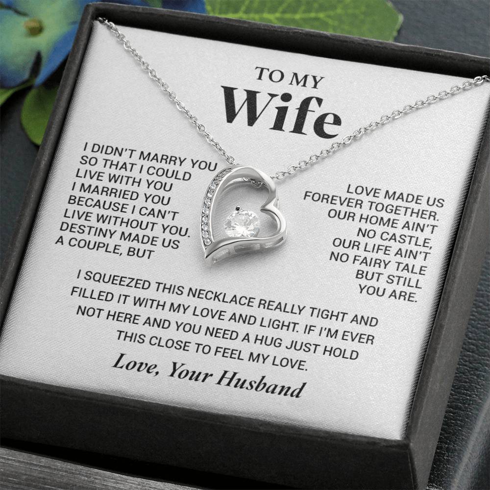 To My Wife Necklace, Anniversary Gift For Wife, Wife Birthday, Gift For Wife 20_9