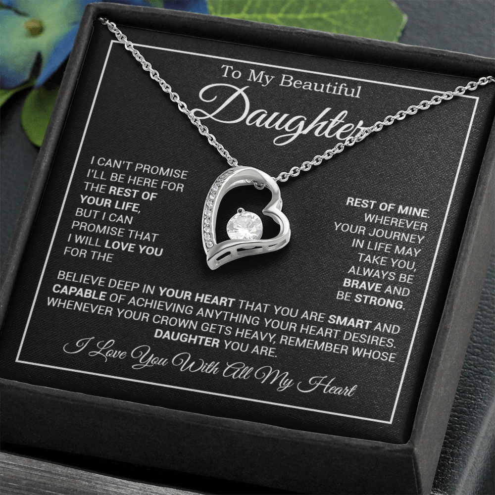 To My Daughter Necklace, Gift for Daughter from Dad And Mom Daughter