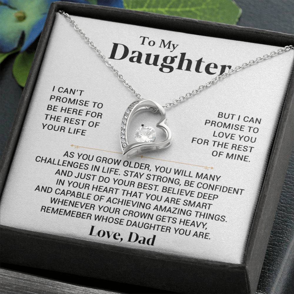 To My Daughter Necklace, Daughter Gift, Gift From Dad, Gift For Her1111