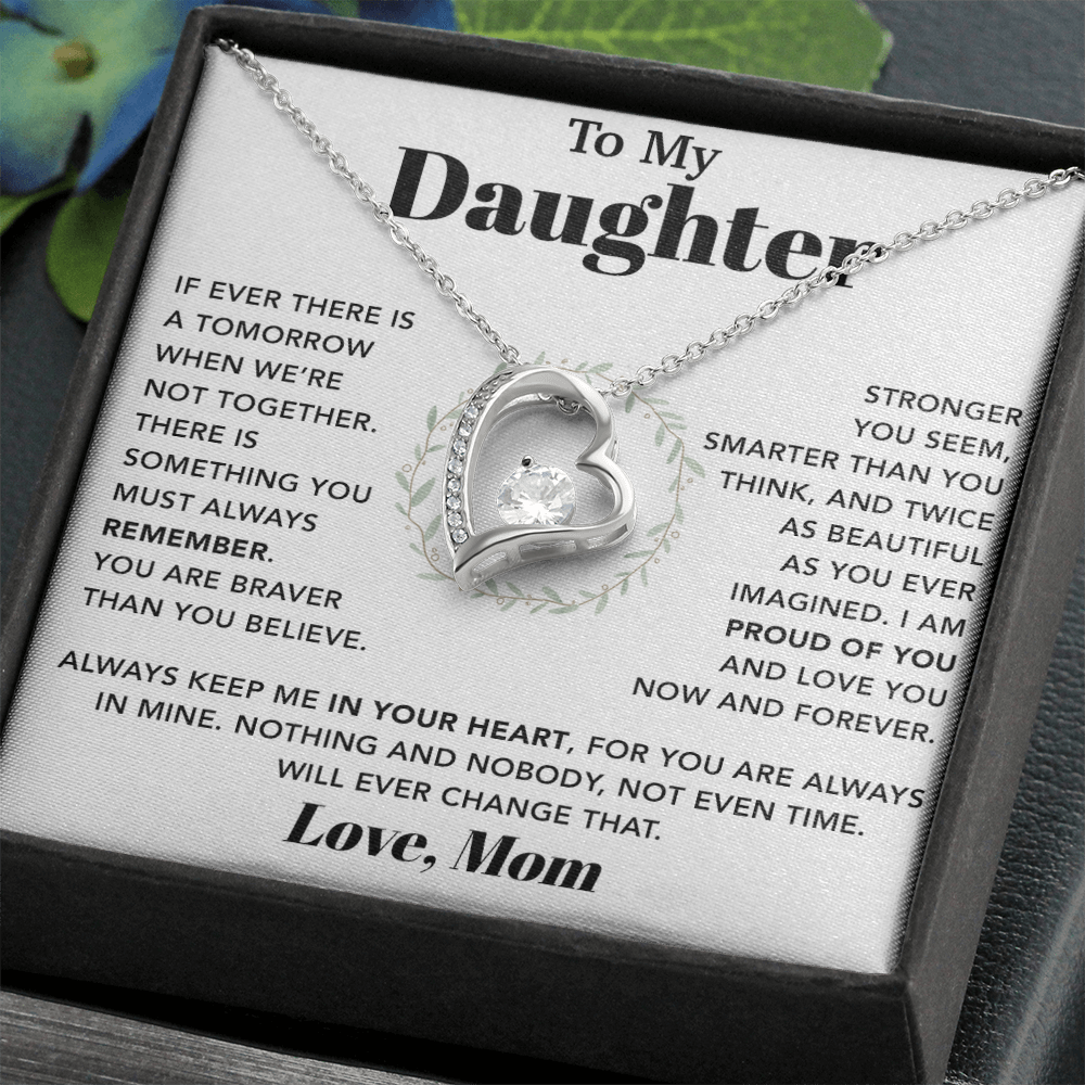 To My Daughter Necklace, Gift for Daughter from Mom And Dad, Mother Daughter Necklace 6_10