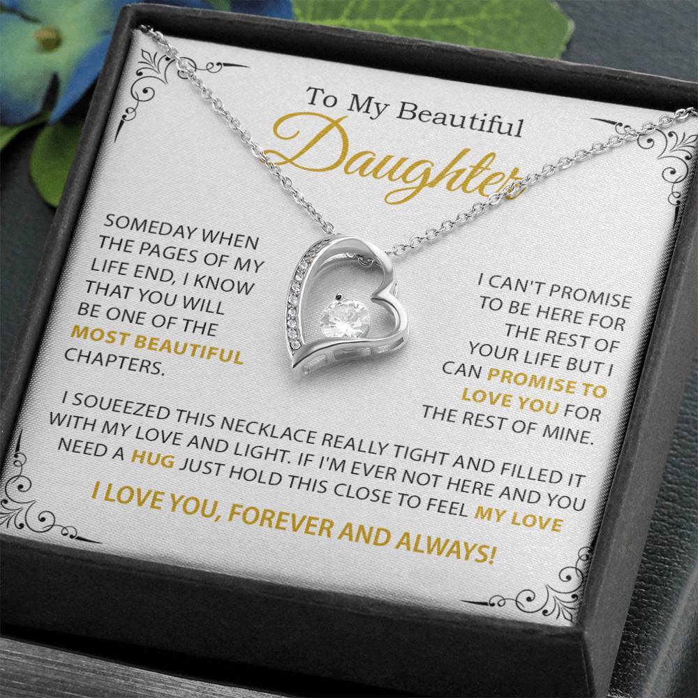 To My Daughter Necklace, Mother Daughter Gifts, Daughter Necklace, Dad Daughter Gift
