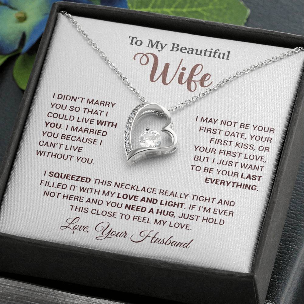 To My Wife Necklace Wife Gift from Husband, Anniversary Gift, Christmas Gift 5_9