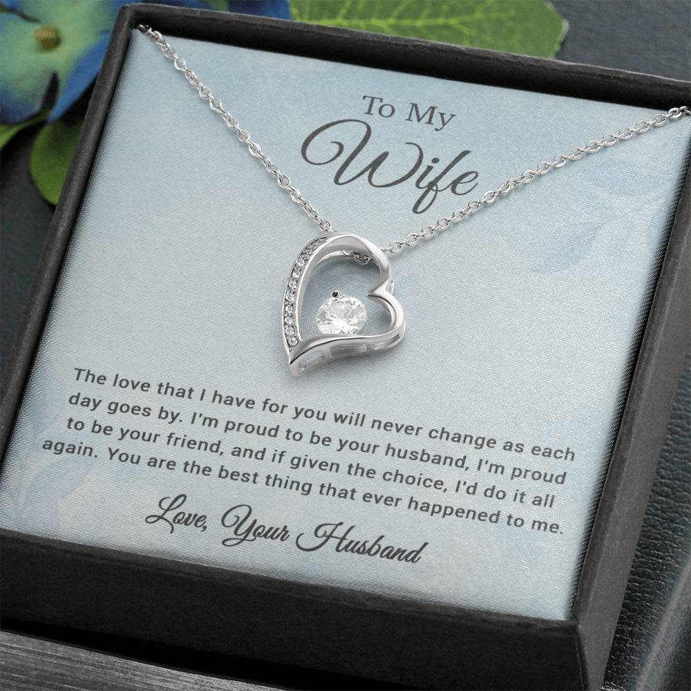 To My Wife Necklace, Christmas Gift, Gift For My Wife, Wife Birthday
