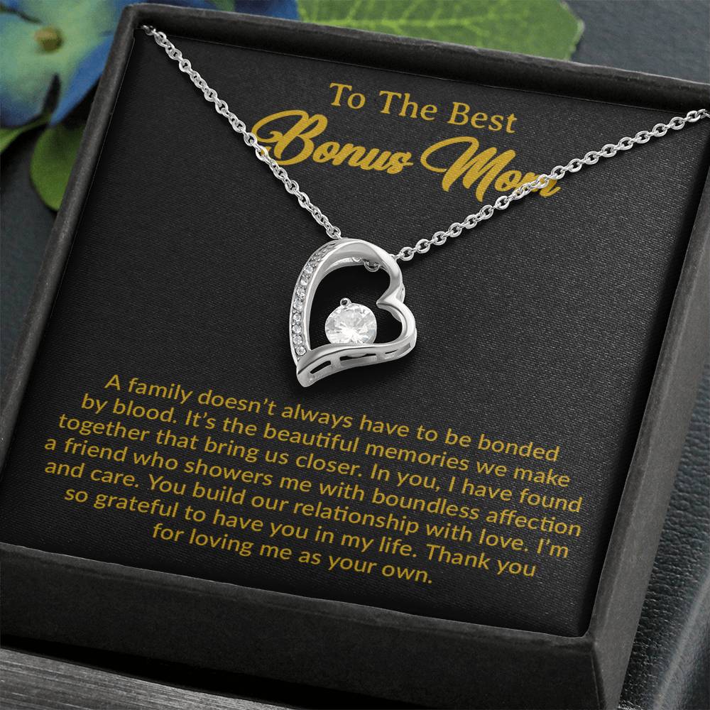To My Bonus Mom Necklace from Daughter Son, Step Mom Gift, Mother's Day 10_12