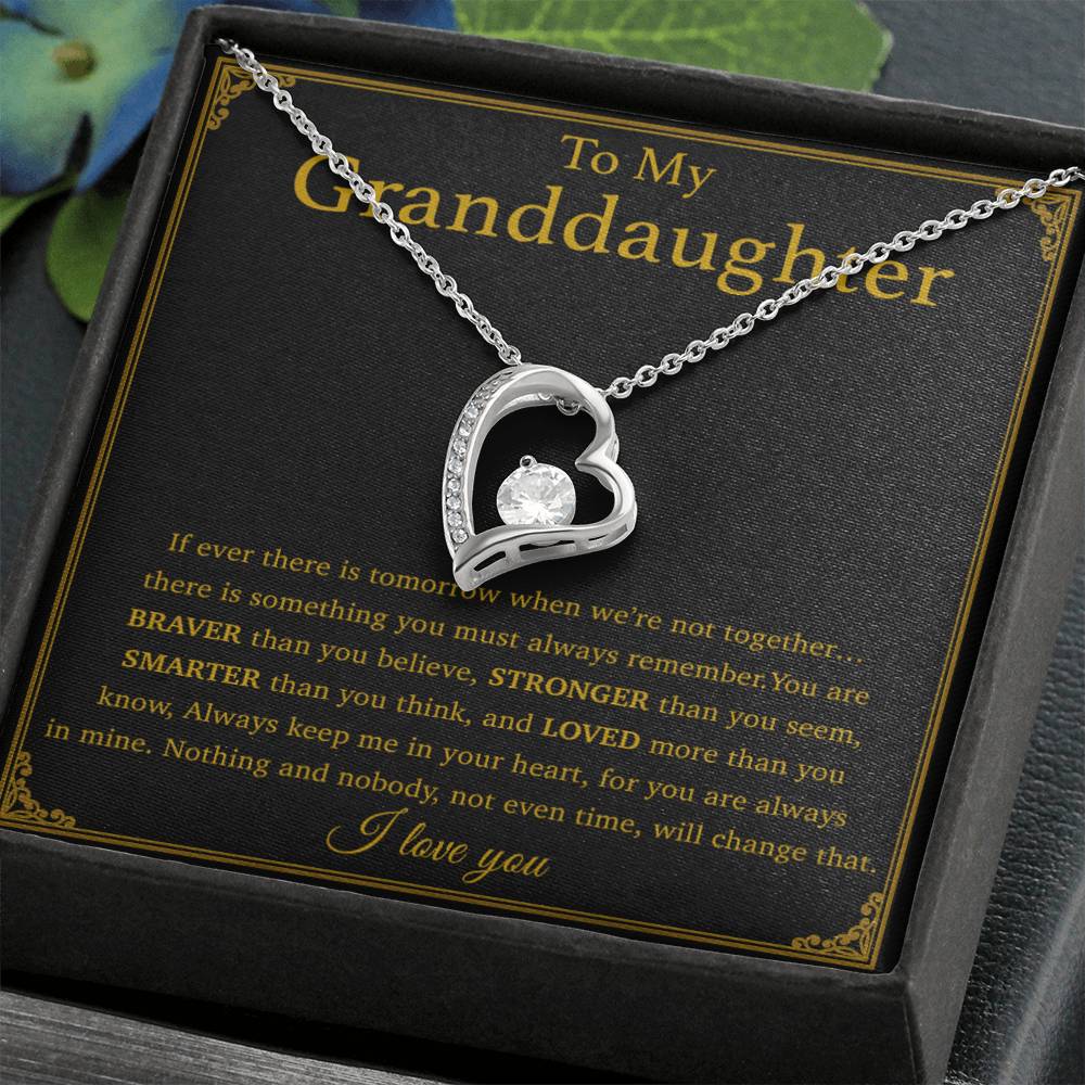 To My Granddaughter Necklace, Birthday Gift For Granddaughter, Birthday Gifts 29_8