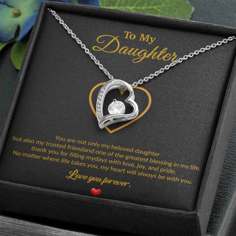 To My Daughter Necklace, Gift for Daughter from Dad, Father Daughter Necklace