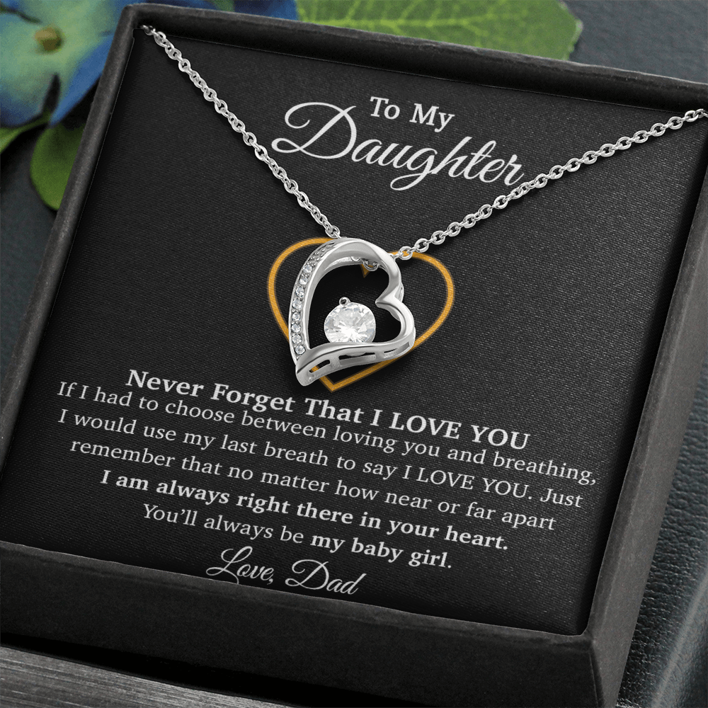 To My Daughter Necklace, Gift For Daughter From Dad, Daughter Father Necklace 8_1