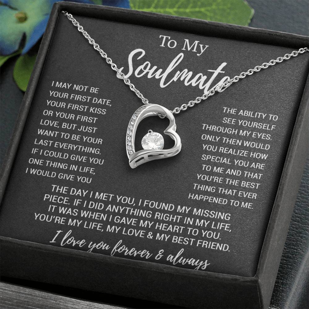 To My Soulmate Necklace, Birthday Gifts For Her, Christmas Gift For Soulmate 12_9