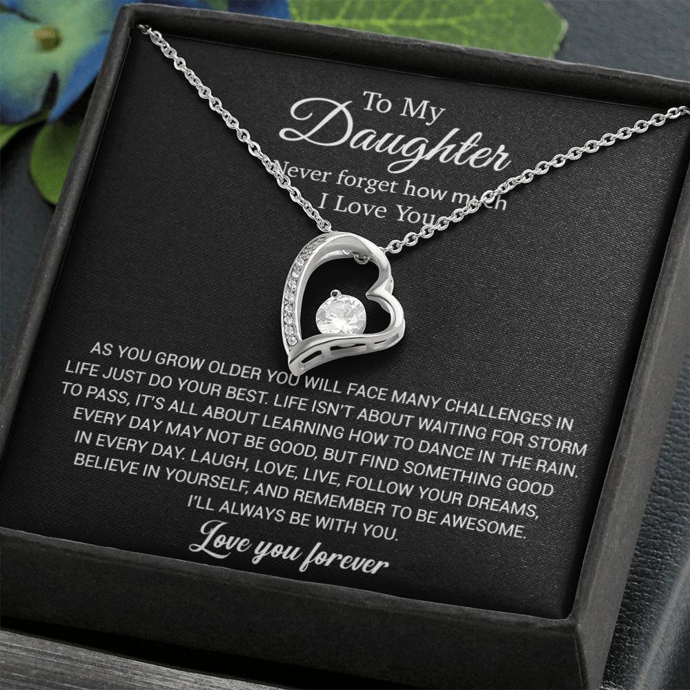To My Daughter Necklace, Daughter Mother Necklace, Daughter Gift From Mom 9_12