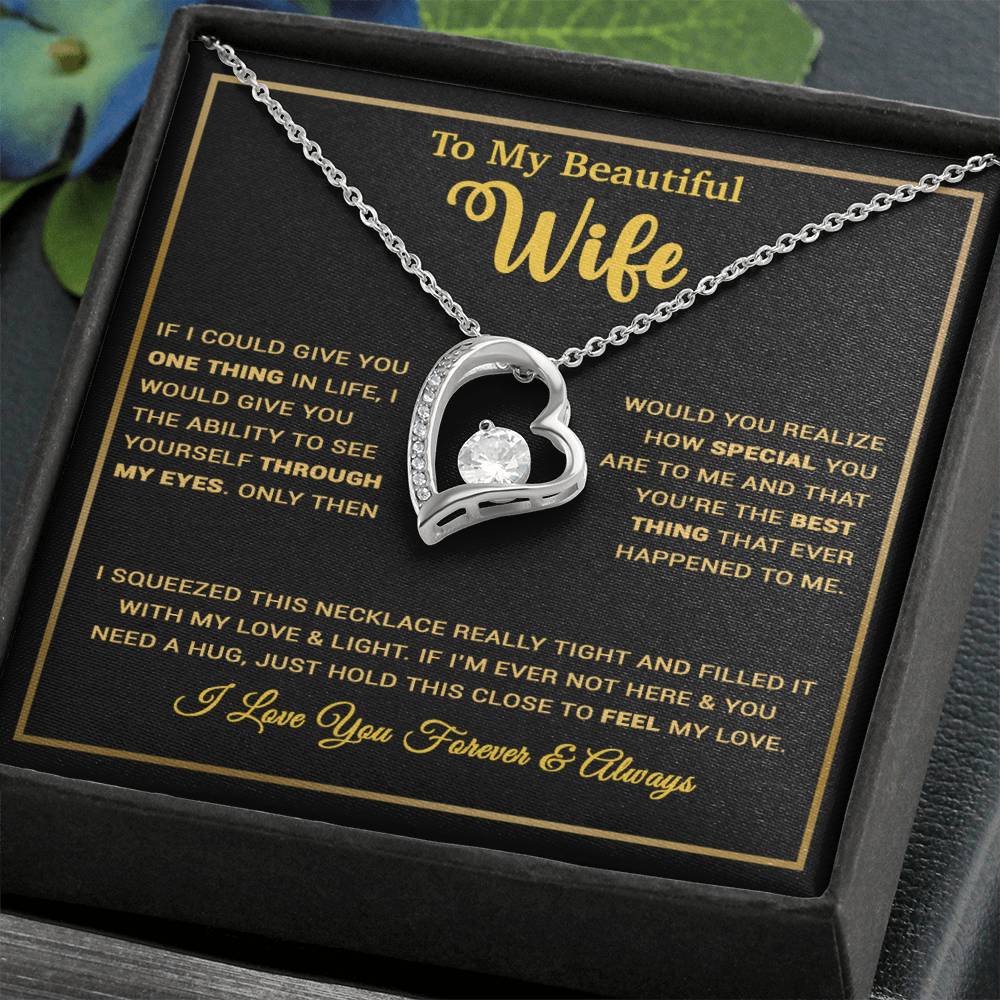 To My Wife Necklace, Gift For Wife, Anniversary Gift For Wife, Christmas Gift 30_11