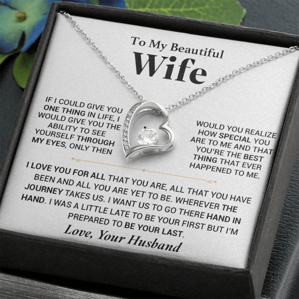 To My Wife Necklace, Christmas Gift For Wife, Christmas Gifts For Her, Wife Gift 19_7