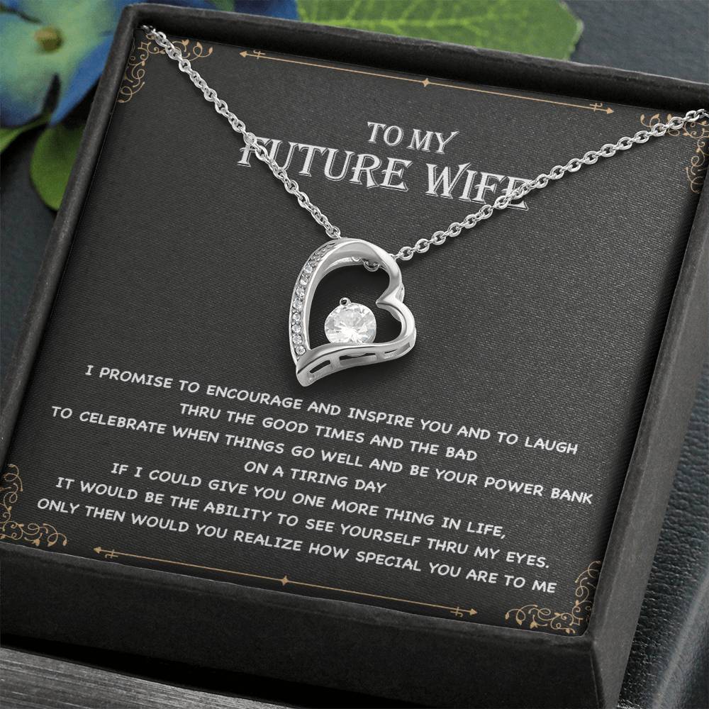 To My Future Wife Necklace, Engagement Gift for Future Wife, Birthday Gift
