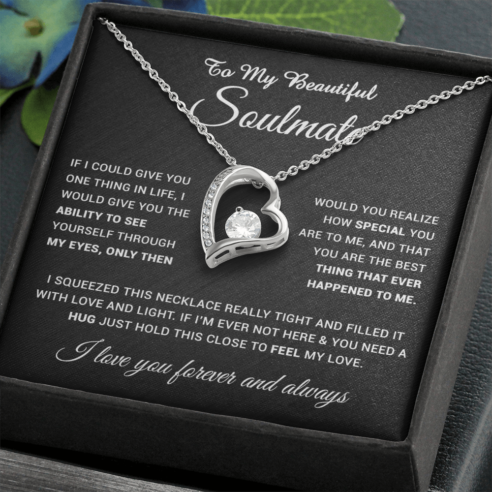 To My Soulmate Necklace, Gift For Soulmate, Anniversary Gift, Birthday Gift 25_4