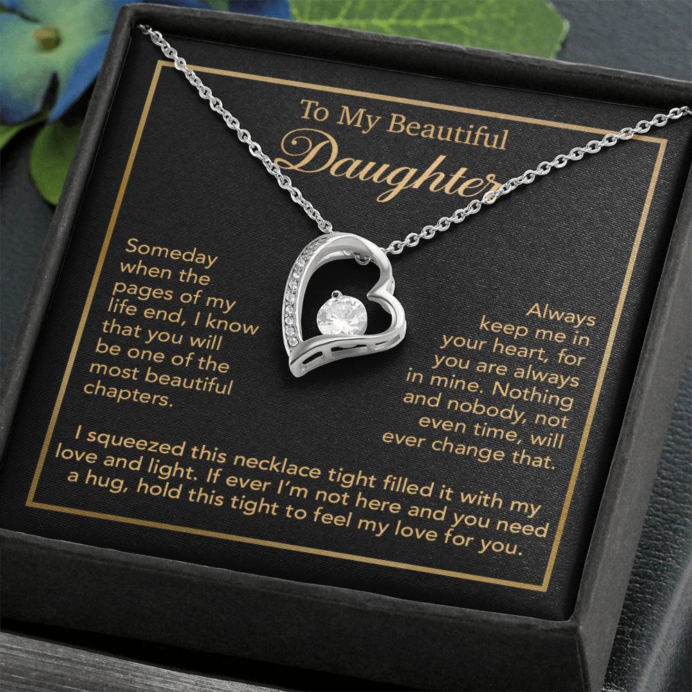 To My Daughter Necklace, Gift For Daughter From Dad, Daughter Father Necklace 14_11