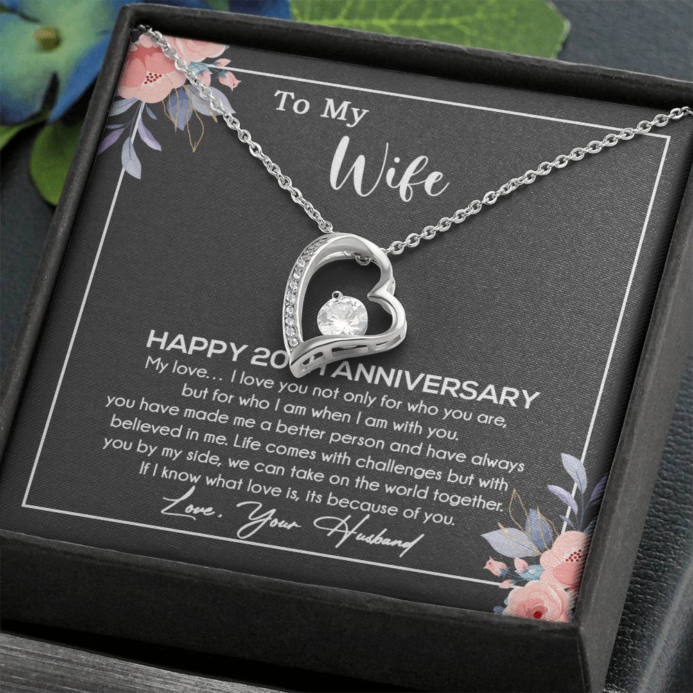 20th Anniversary Gift For Wife Necklace, 20 Year Anniversary, 20th Wedding Gift _11_11