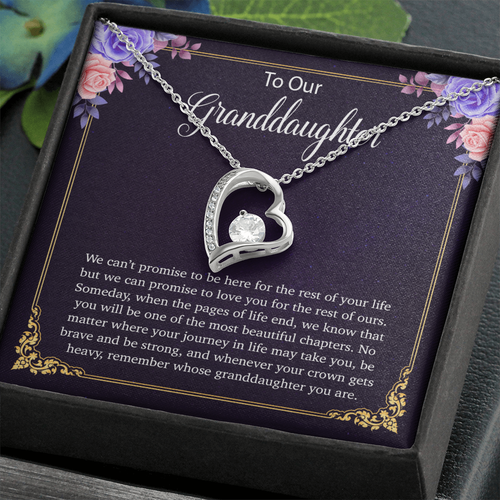 To Our Granddaughter Necklace, Birthday Gift For Granddaughter, Jewelry Gift