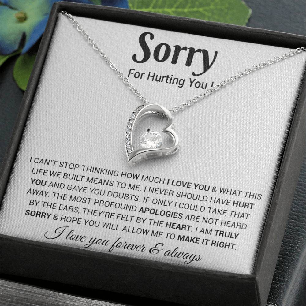 I'm Sorry Necklace Gifts, Apology Gifts For Her, Forgiveness Gift, Wife Gift 6_9