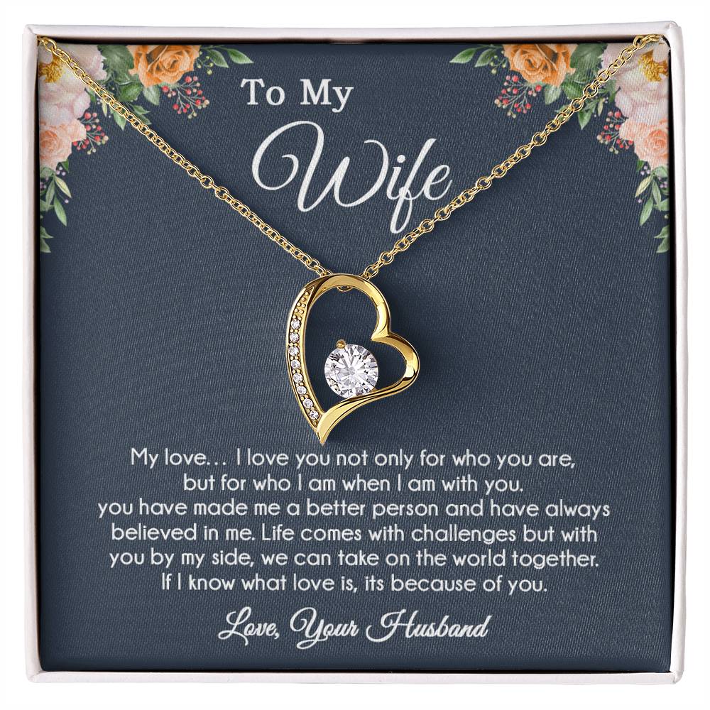To My Wife Necklace, Wife Gift From Husband, Wife Husband Necklace, Christmas Gift 6_9