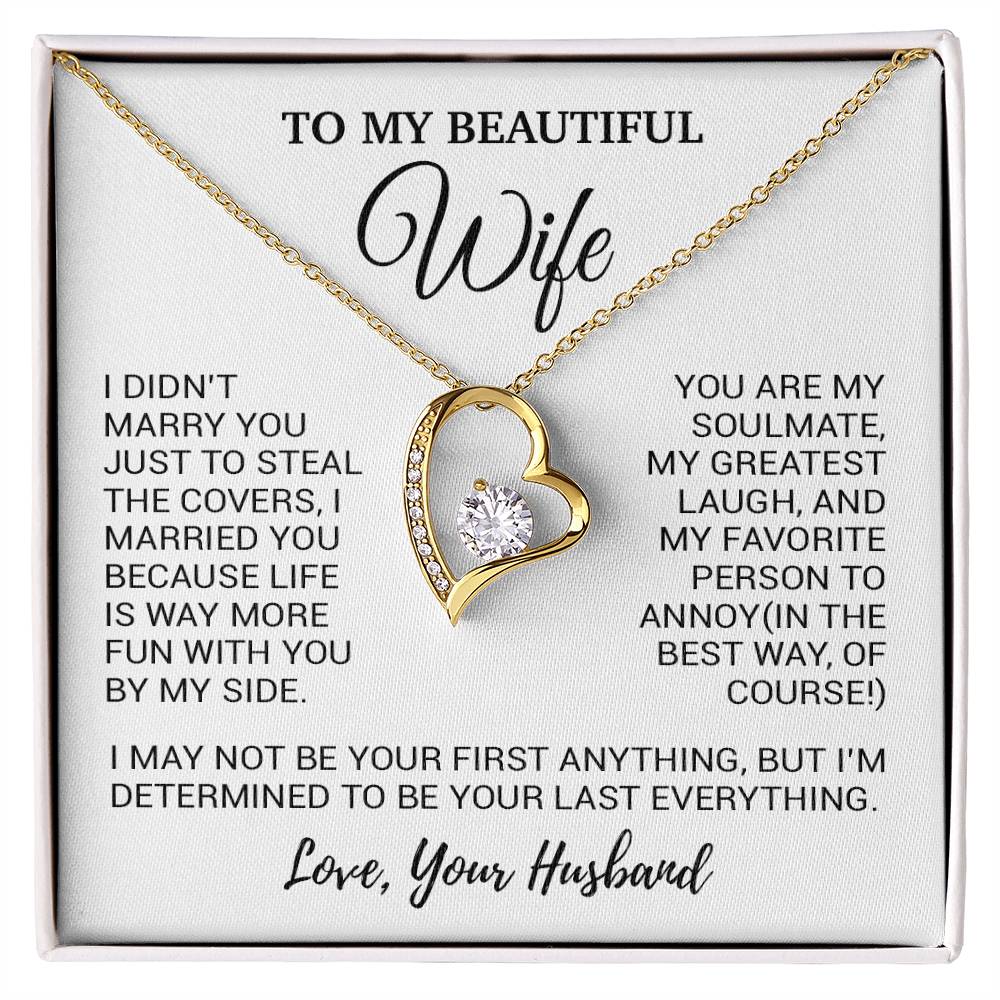 To My Wife Necklace, Christmas Gifts For Women, Anniversary Gift For Wife 24_10
