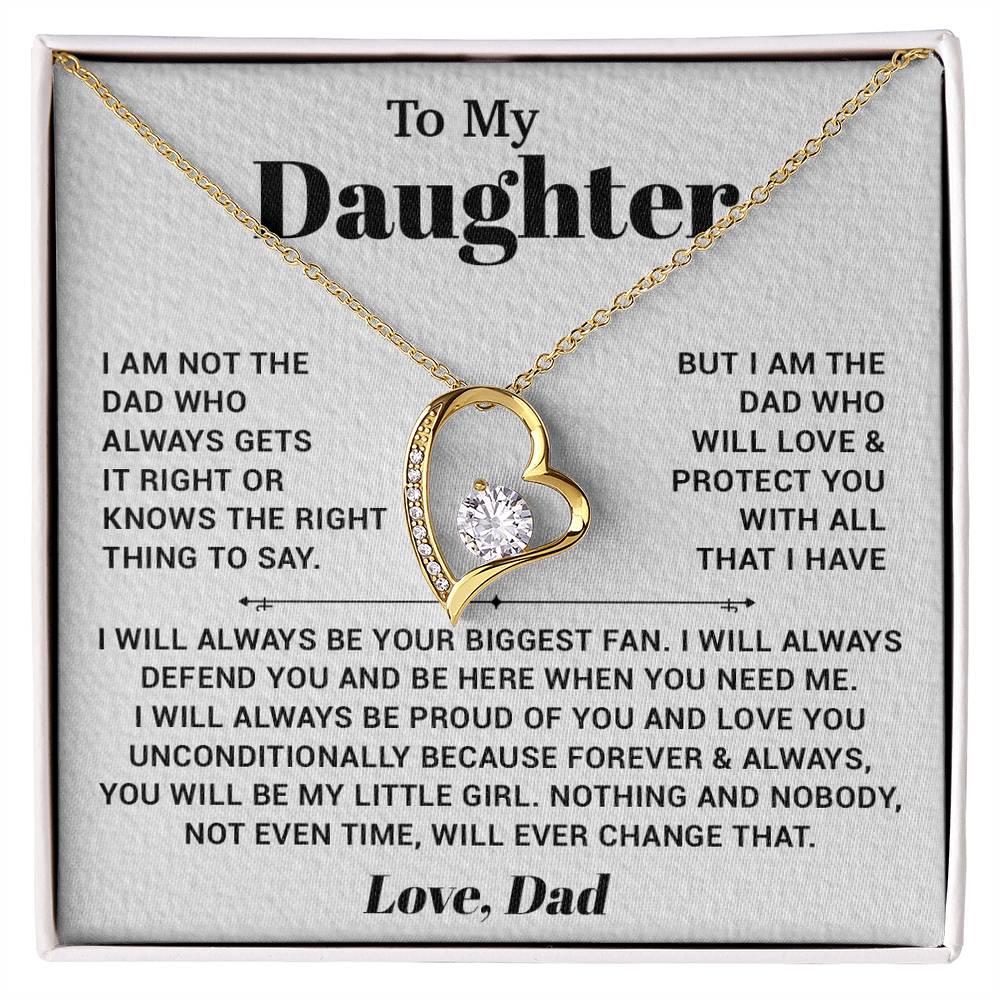 To My Daughter Necklace, Gift for Daughter from Dad, Father Daughter Necklace 4_10